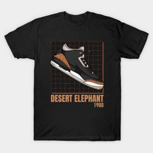 AJ 3 Desert Elephant Sneaker T-Shirt